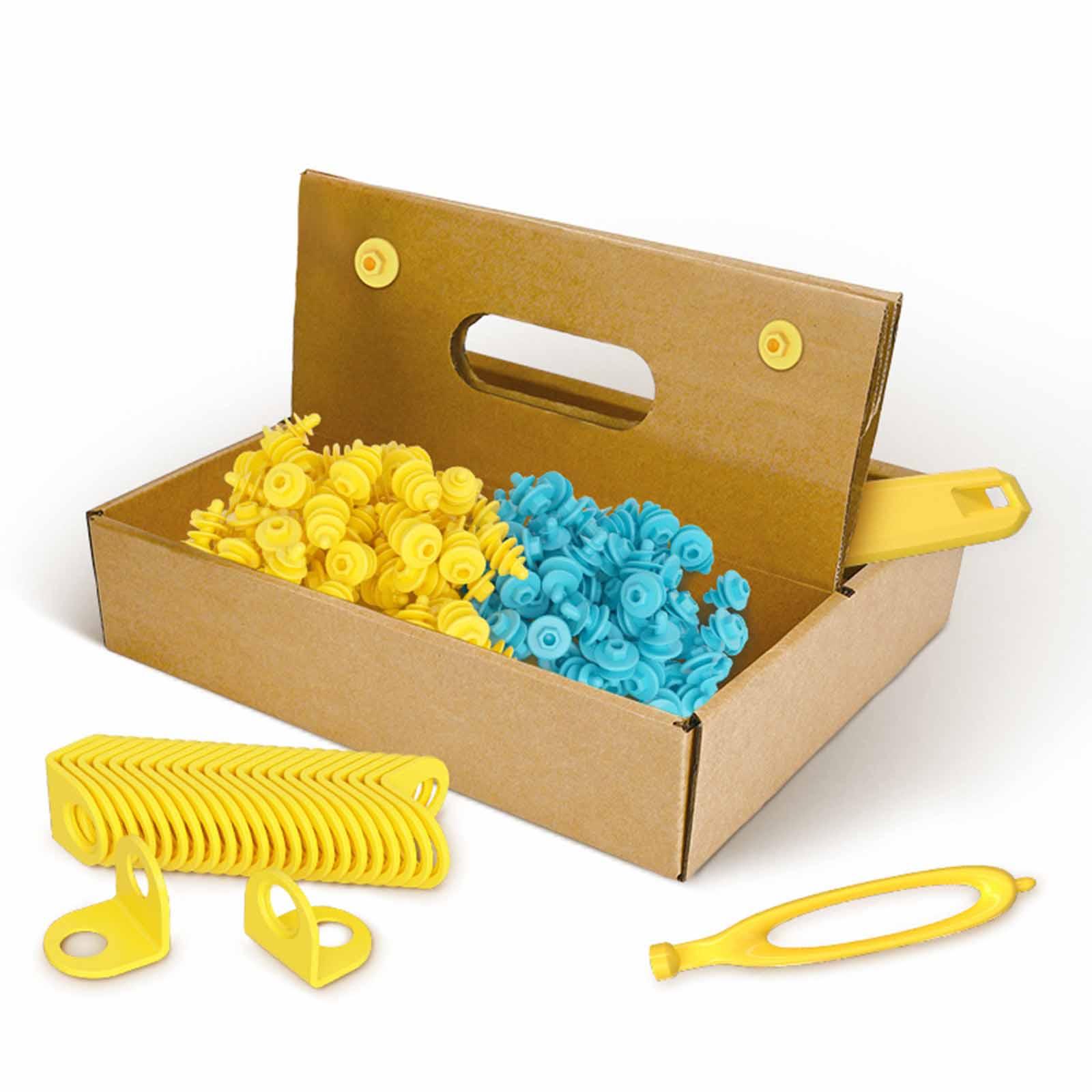 Kids Toys Shop - 168x Cardboard Construction Tool Kit Kids