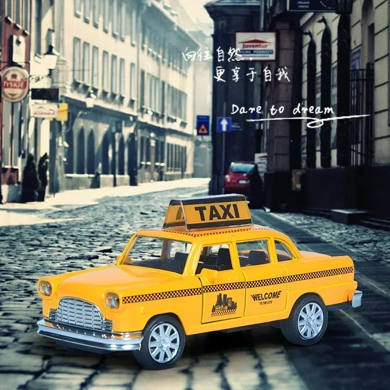 Kids Toys Nyc - 1:32 Vintage NYC Yellow Taxi Diecast