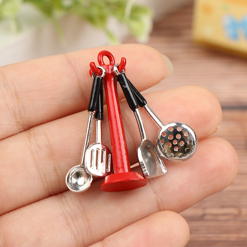 Kids Toys Kitchen Set - 1:12 Nhà Búp Bê Dụng Nhà