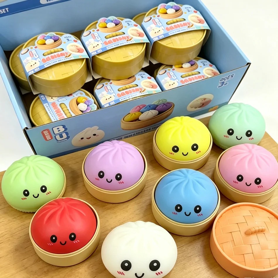 Kids Toys Animal - //Cute and colorful, slow-rising pressure-relief dumpling-shaped