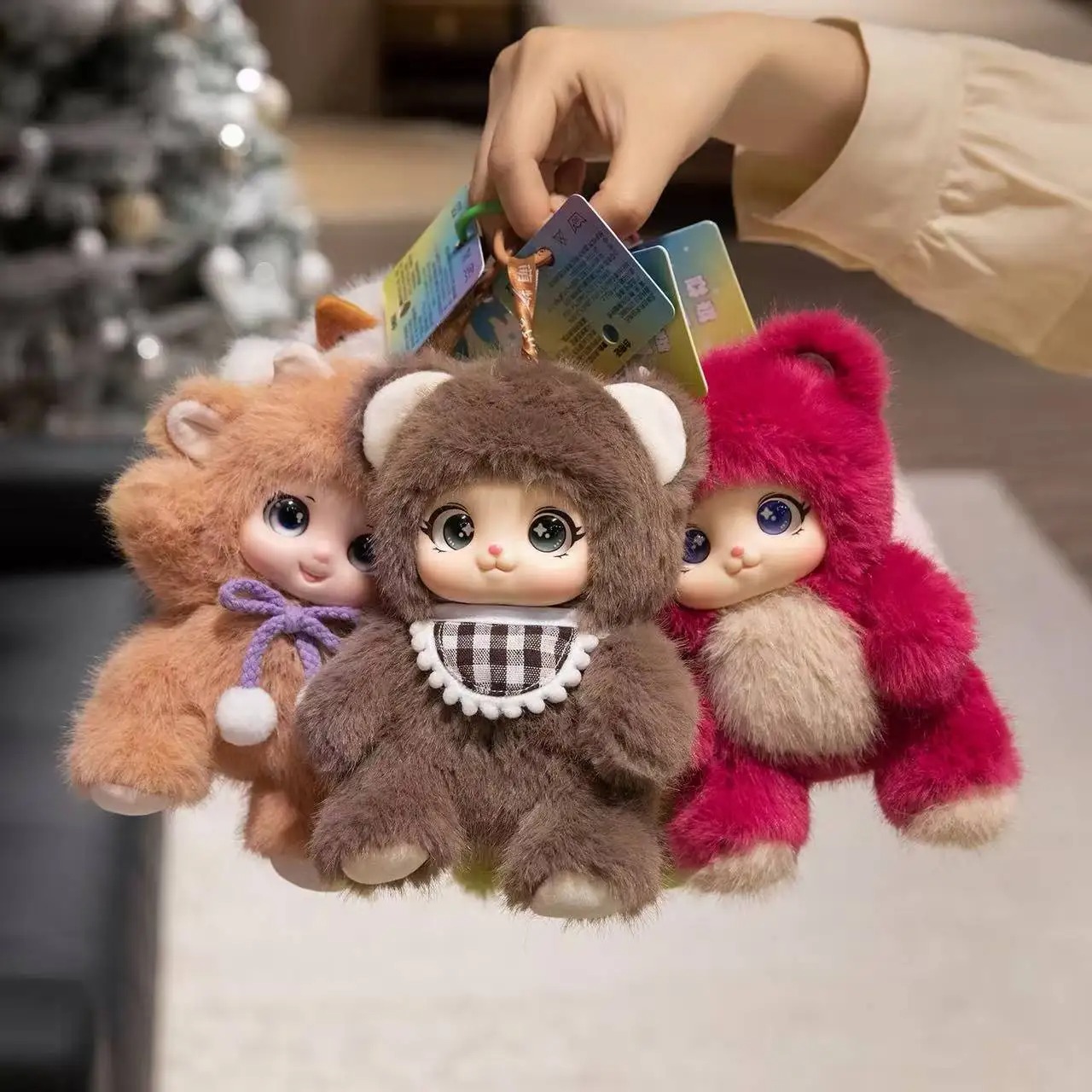 Kids Toys Animal - 18cm /Kawaii Cute Animals Vinyl Face
