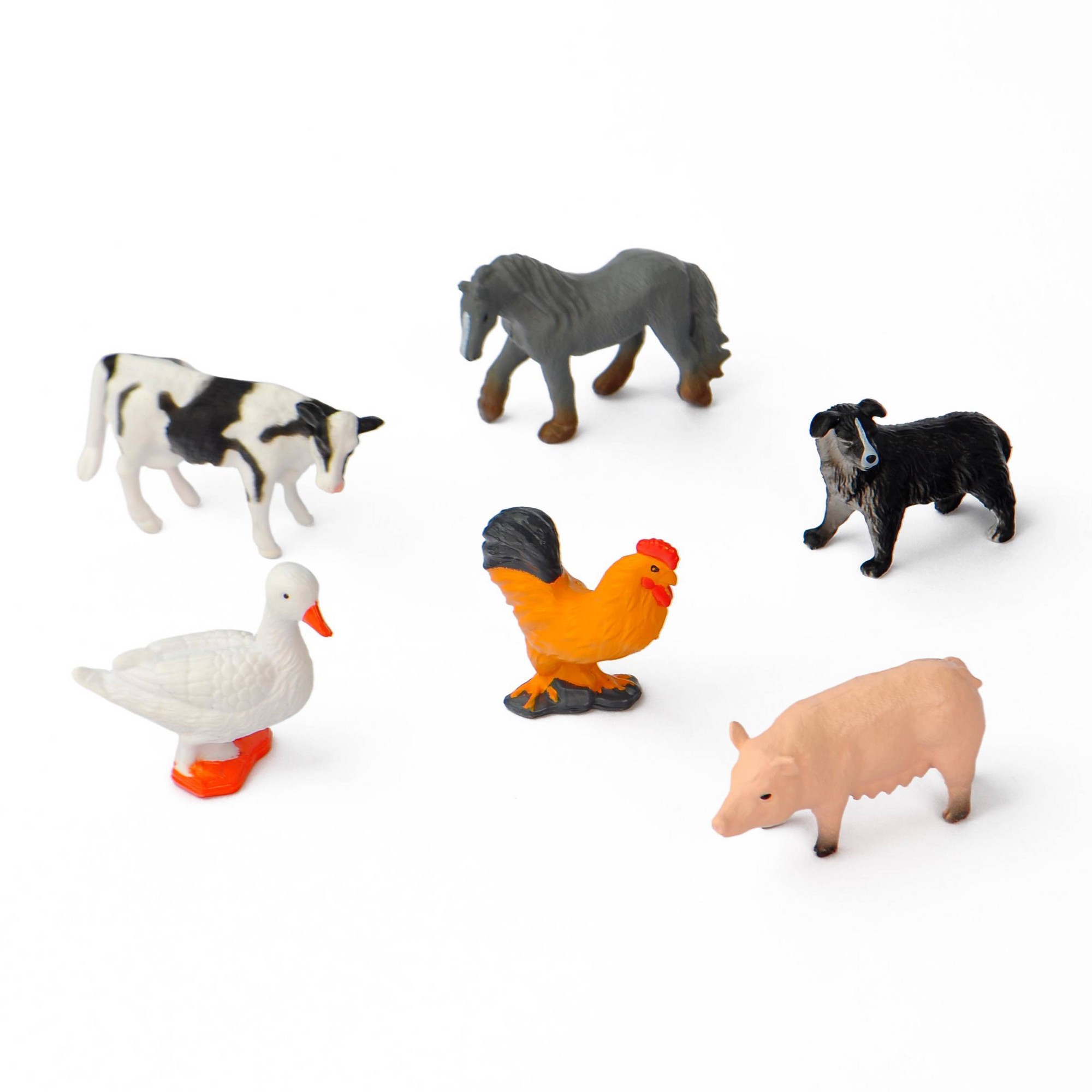 Kids Toys Play Youtube - 6ct Mini Animal Figurines In Storage