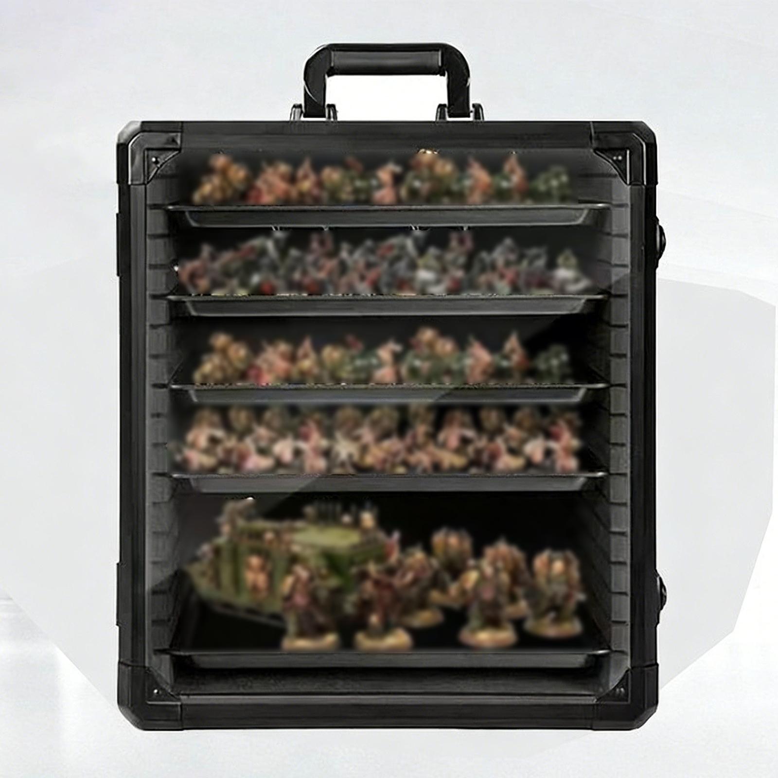 Kids Toys Shop - Miniature Figure Storage Case Portable Handle,