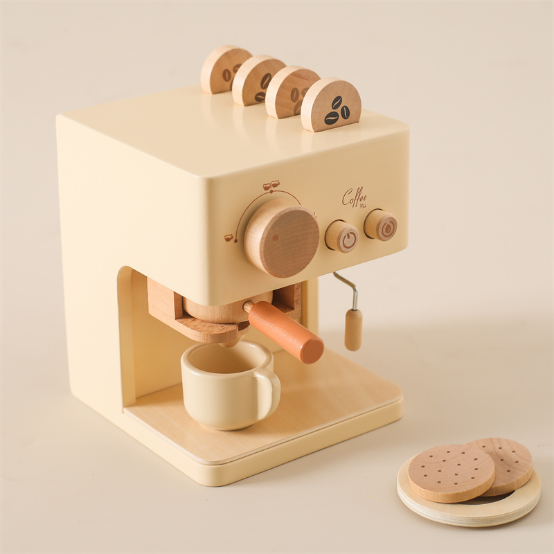 Kids Toys Kitchen Set - Kids Wooden Montessori Toy Set Children