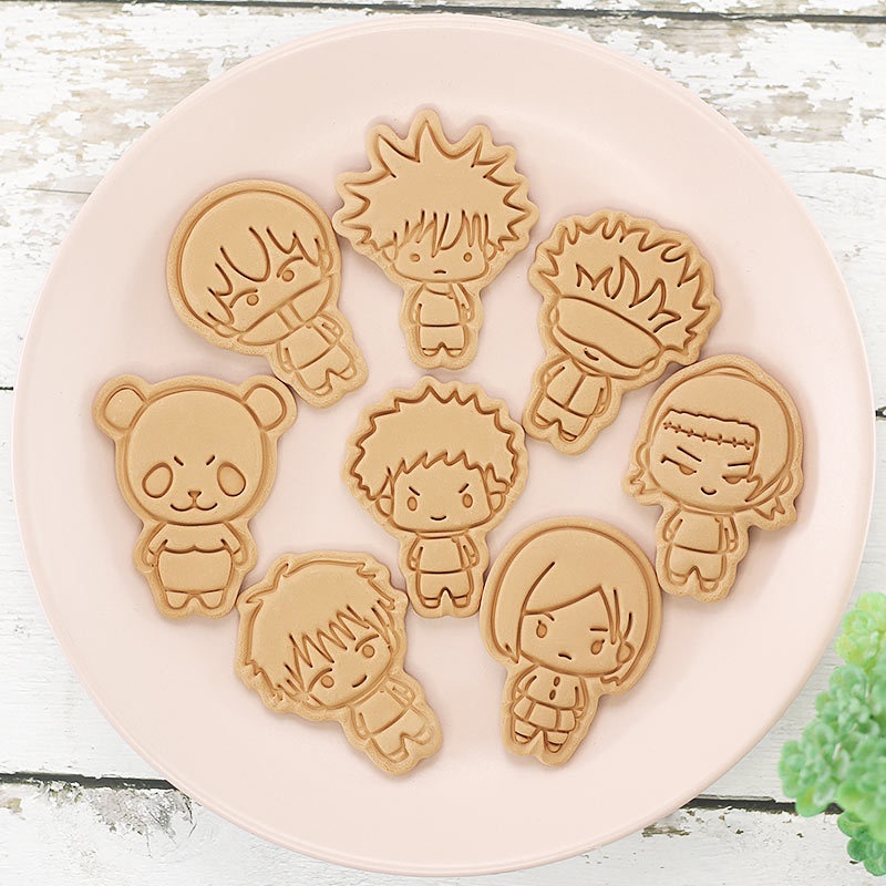 8pcs Jujutsu Kaisen Cake Cooki - đánh giá và giá Kids Toys Kitchen Set