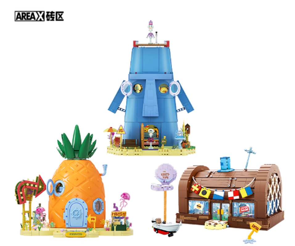 Areax Spongebob Bikini Bottom  - đánh giá và giá Kids Toys Blocks
