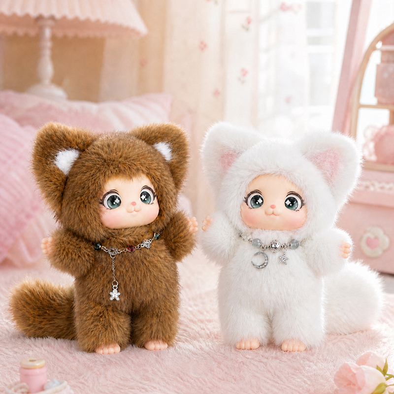 Kawaii Fox Plush Toy Fox Vinyl - đánh giá và giá Kids Toys Animal