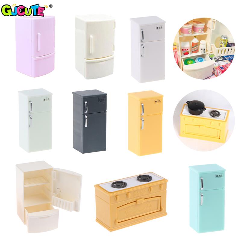 1/12 Mini Dollhouse White Refr - đánh giá và giá Kids Toys Kitchen Set