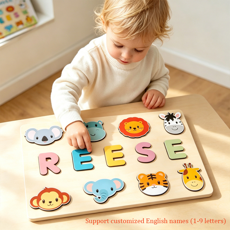 Montessori Personalised Wooden - đánh giá và giá Kids Toys Names