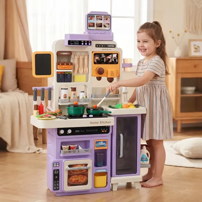 90cm Large Pretend Play Kitche - đánh giá và giá Kids Toys Kitchen Set