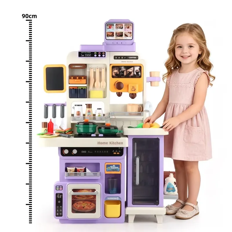 90cm Large Pretend Play Kitche - đánh giá và giá Kids Toys Kitchen Set
