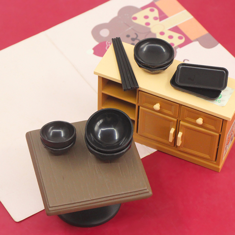 1 set 1:6 1:12 Dollhouse Minia - đánh giá và giá Kids Toys Kitchen Set