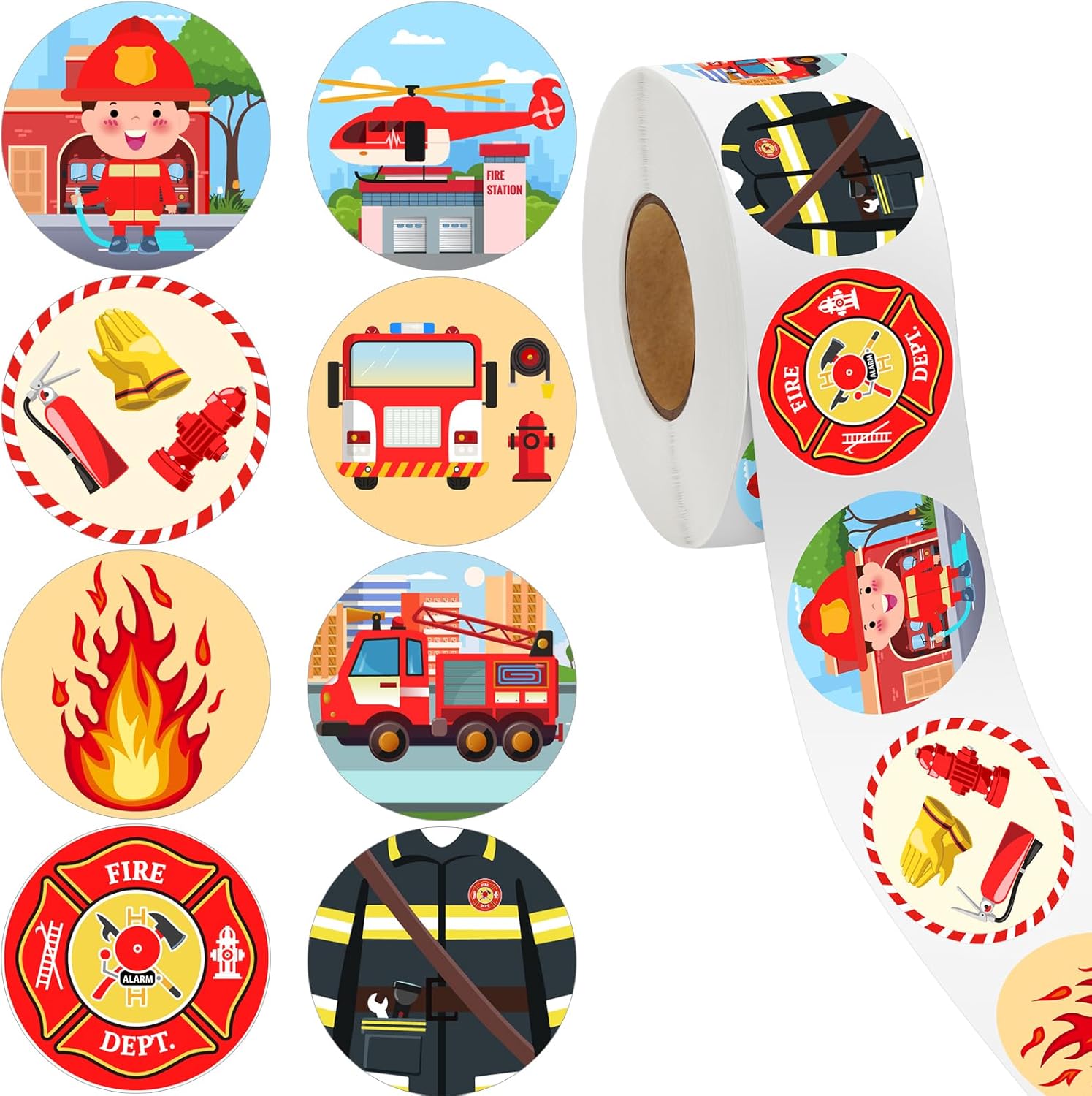 500Pcs Police Stickers Firefig - đánh giá và giá Kids Toys Names