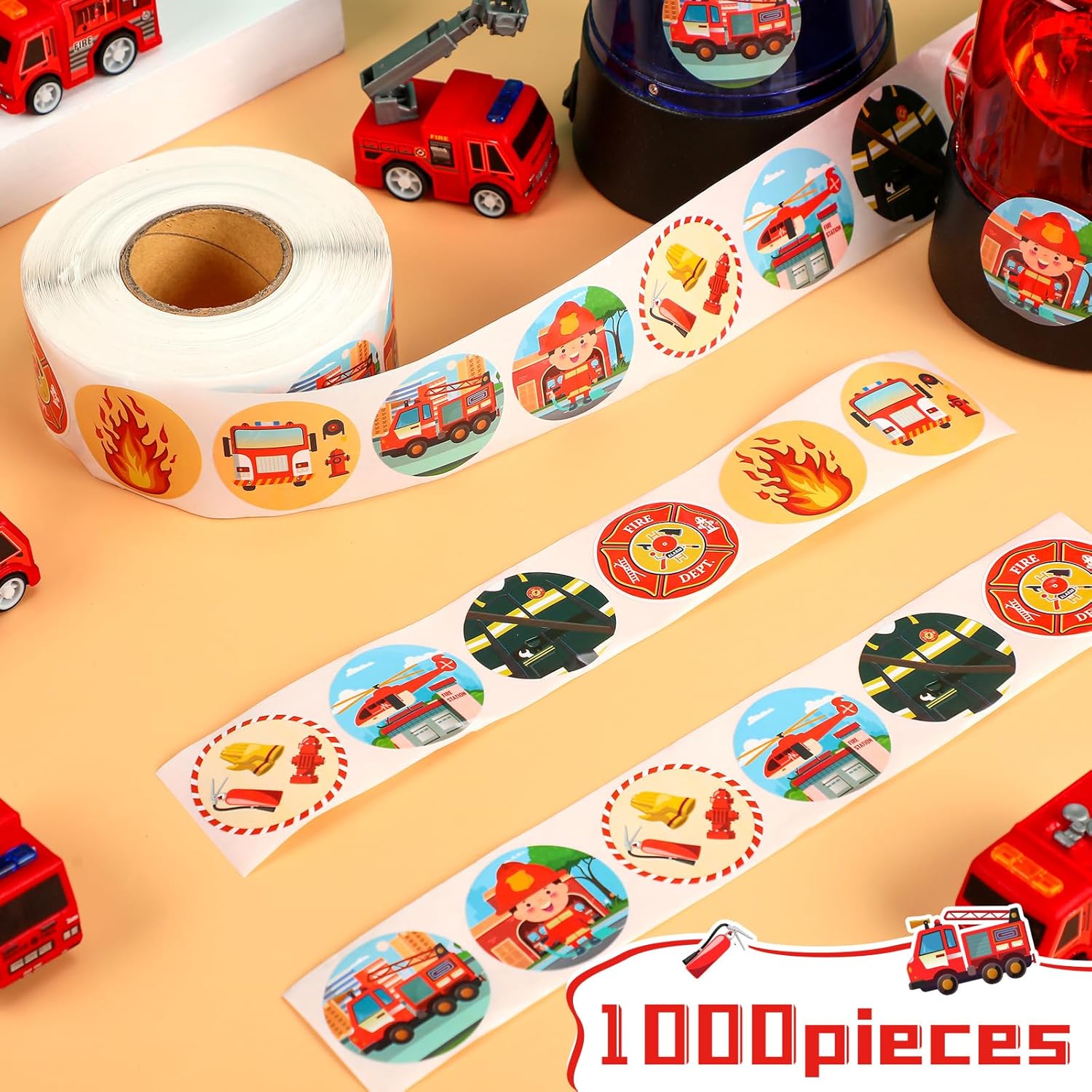 500Pcs Police Stickers Firefig - đánh giá và giá Kids Toys Names