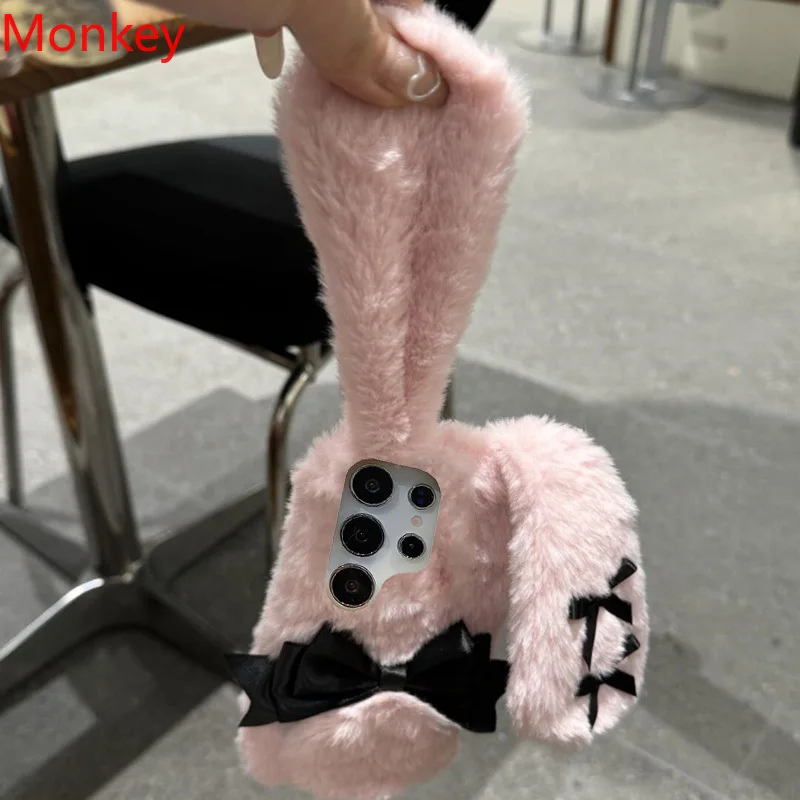 Cute Bow Fluffy Hairy Rabbit E - đánh giá và giá Xiaomi Kids Toys