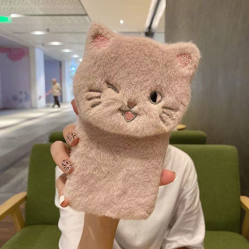 3D Cat Doll Fluffy Fur Phone H - đánh giá và giá Xiaomi Kids Toys