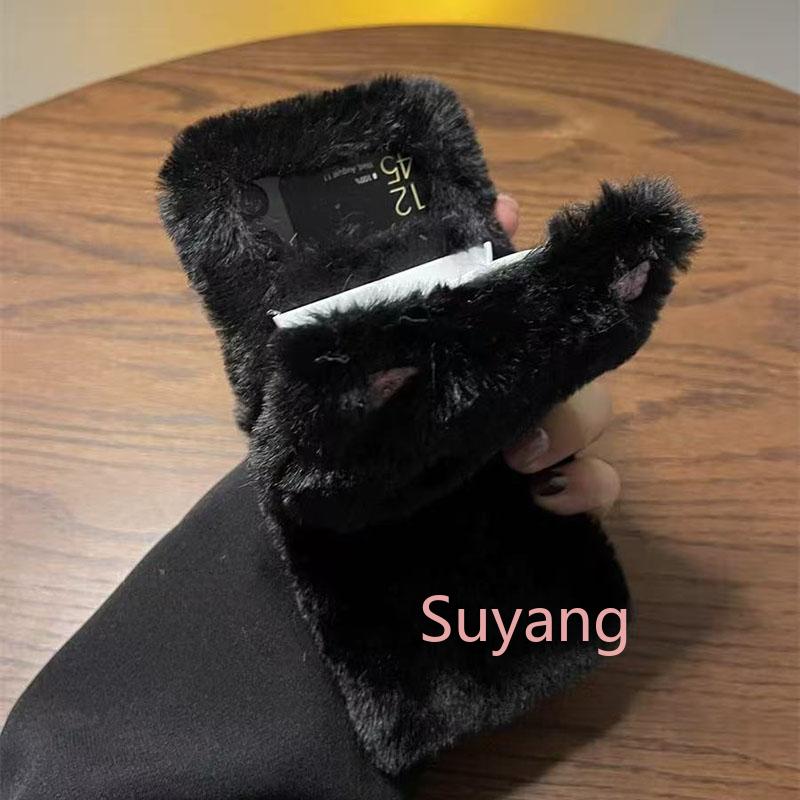3D Cat Doll Fluffy Fur Phone H - đánh giá và giá Xiaomi Kids Toys