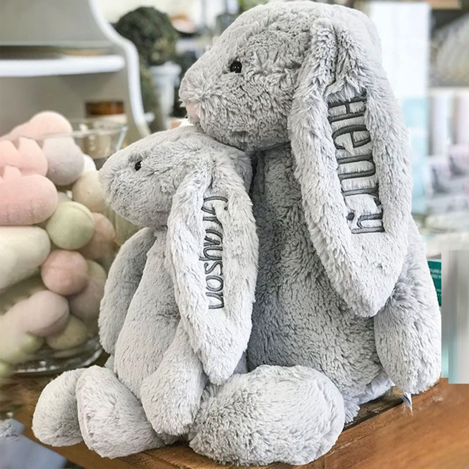 Embroidered Plush Bunny toys P - đánh giá và giá Kids Toys Names