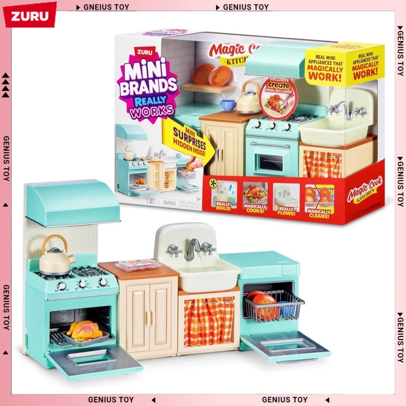 Zuru Mini Brands Magic Cook Ki - đánh giá và giá Kids Toys Kitchen Set