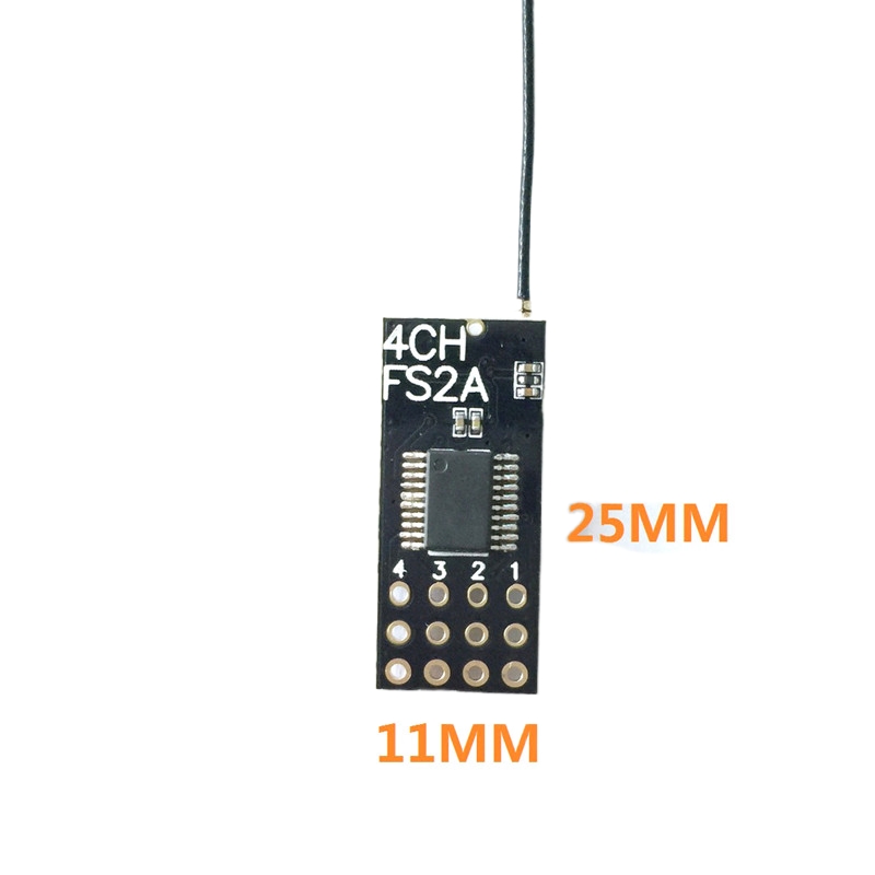 Flysky FS2A Mini Receiver 4CH  - đánh giá và giá Rc Helicopter Mini