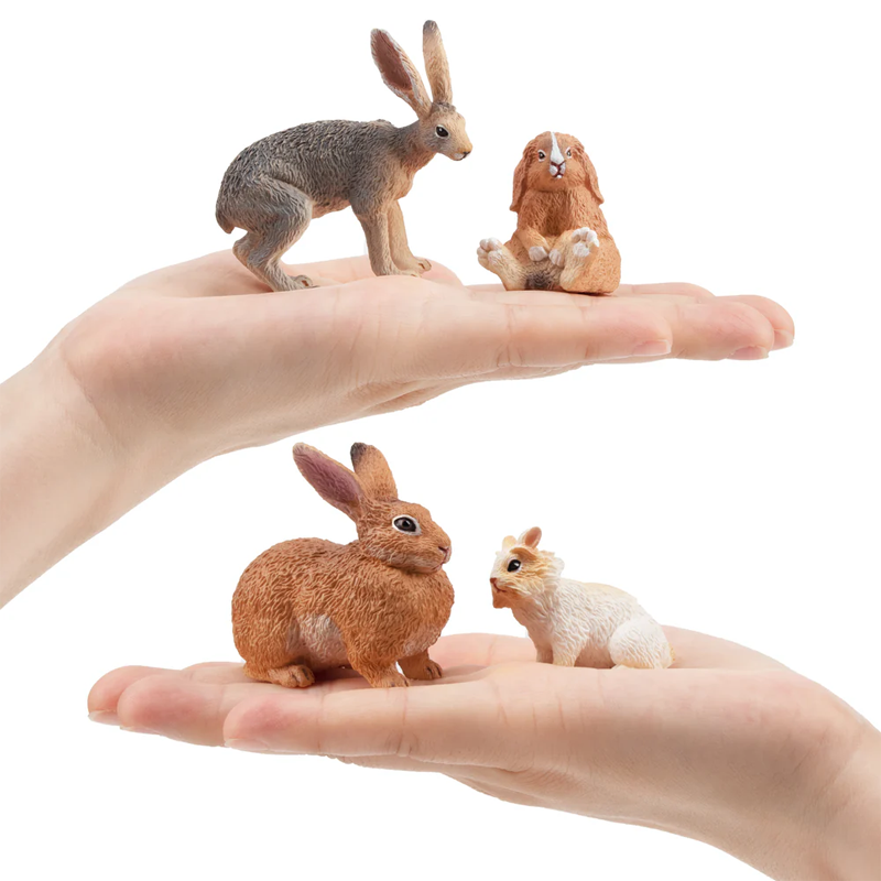 12Pcs Simulation Rabbit Farm A - đánh giá và giá Kids Toys Under $5