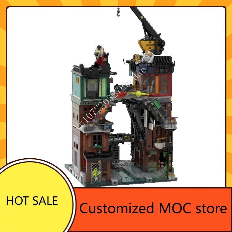 3014PCS  (Re)Work(ed)shop  MOC - đánh giá và giá Kids Toys Shop