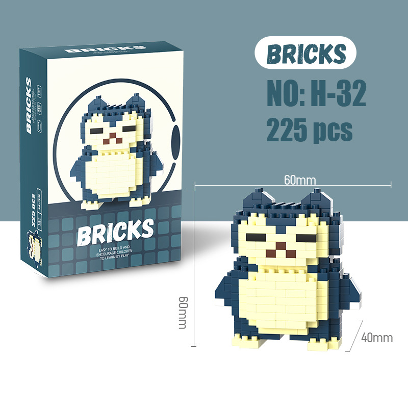 Pokemon Micro Building Blocks  - đánh giá và giá Kids Toys Blocks