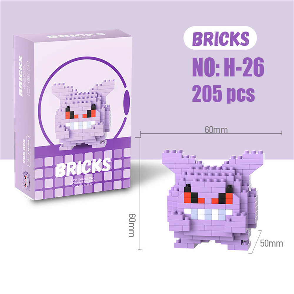 Pokemon Micro Building Blocks  - đánh giá và giá Kids Toys Blocks