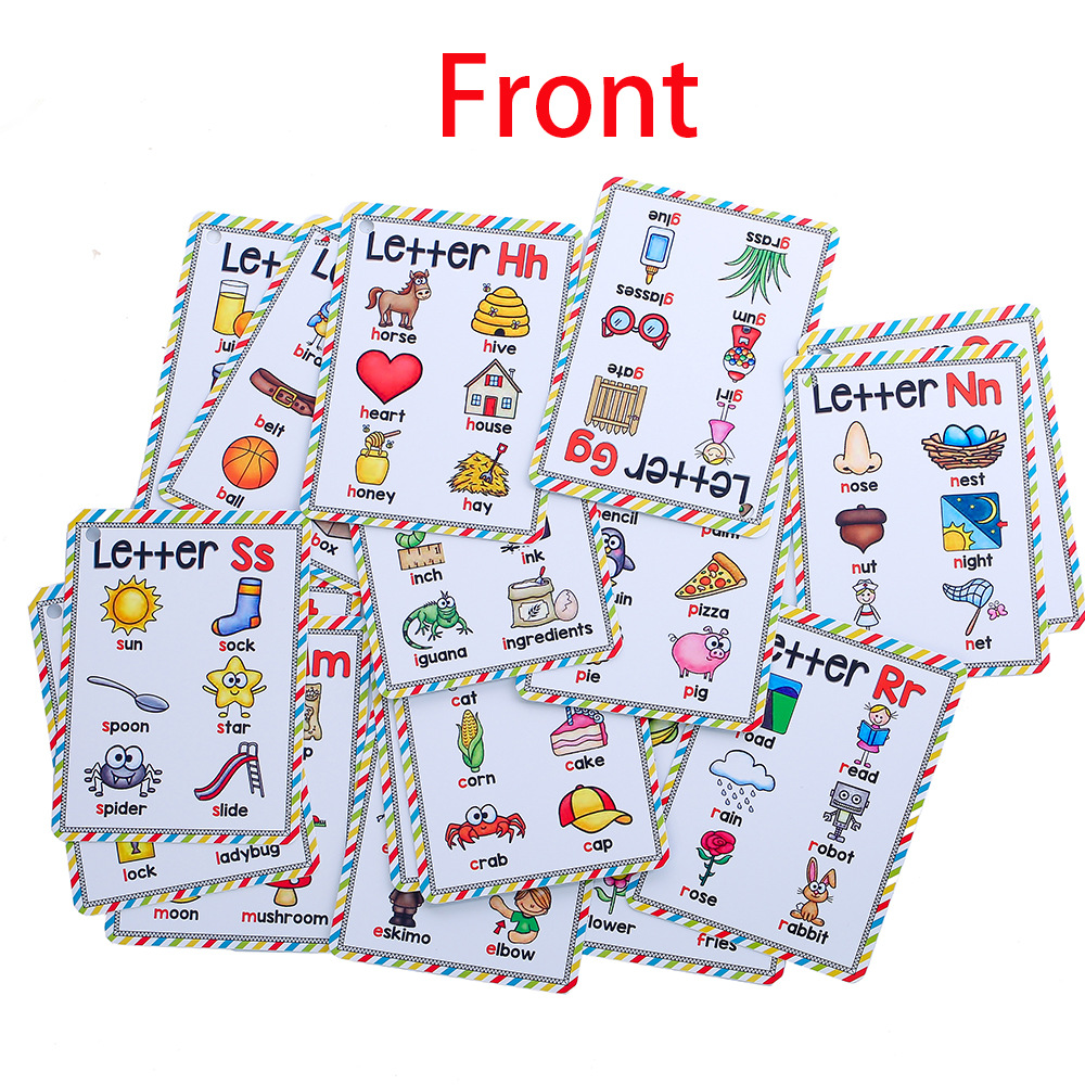 Bview Art English 26 Letters A - đánh giá và giá Educational Flash Card
