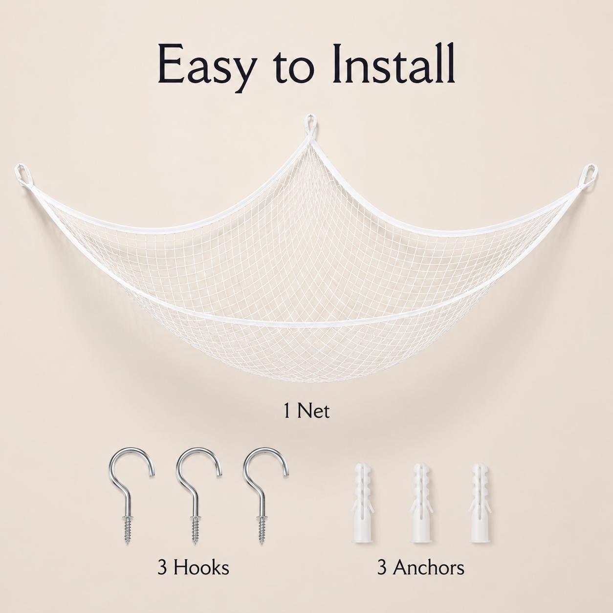 Mesh Toy Storage Hammock Hangi - đánh giá và giá Kids Toys Animal