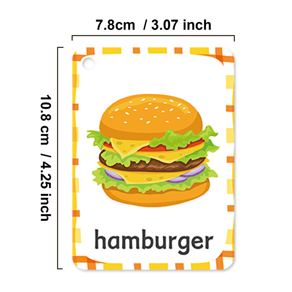 Delicious Food Vocabulary Engl - đánh giá và giá Educational Flash Card