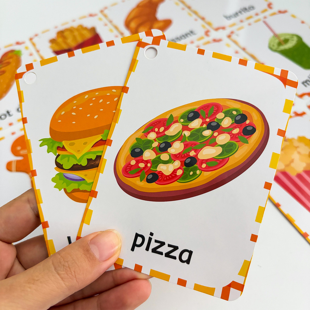 Delicious Food Vocabulary Engl - đánh giá và giá Educational Flash Card