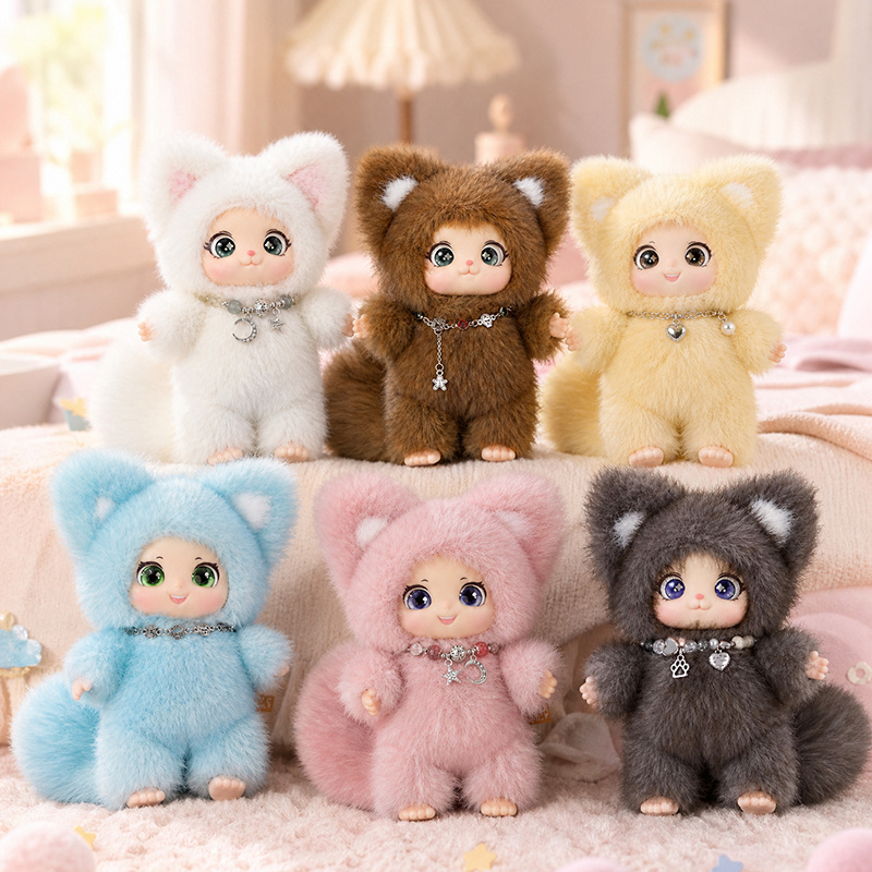 18cm New Cute Family Fox Plush - đánh giá và giá Kids Toys Animal