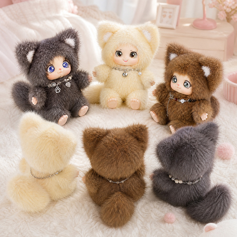 18cm New Cute Family Fox Plush - đánh giá và giá Kids Toys Animal
