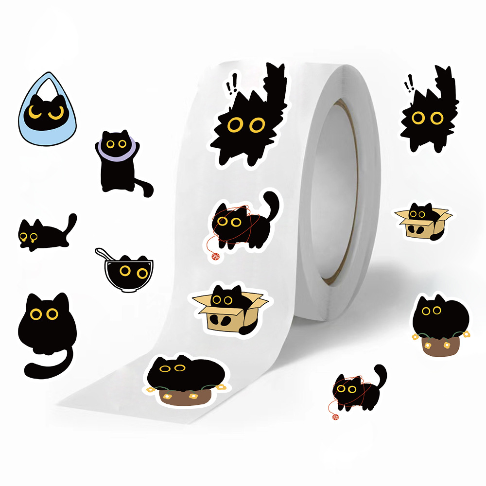 100-500Pcs Cartoon Cat Roll St - đánh giá và giá Kids Toys Names
