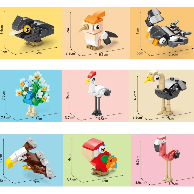 Bricks Animal Bird Paradise Cr - đánh giá và giá Kids Toys Blocks