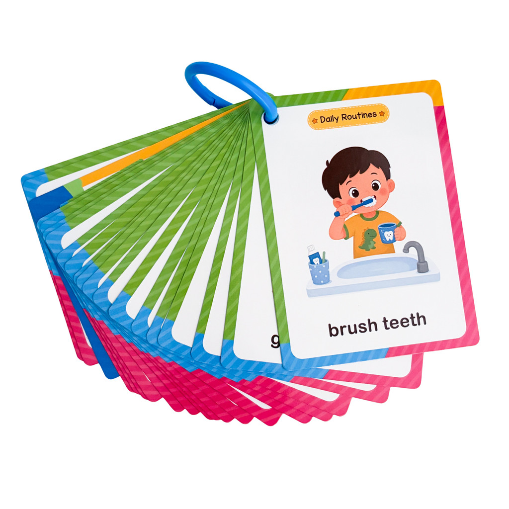 38 Words Daily Routines Learni - đánh giá và giá Educational Flash Card