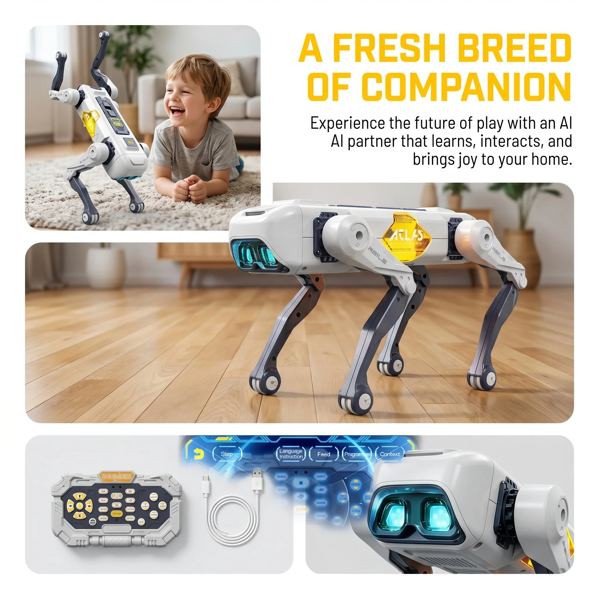 AI Smart Robot Dog, Voice & AP - đánh giá và giá Kids Toys Animal