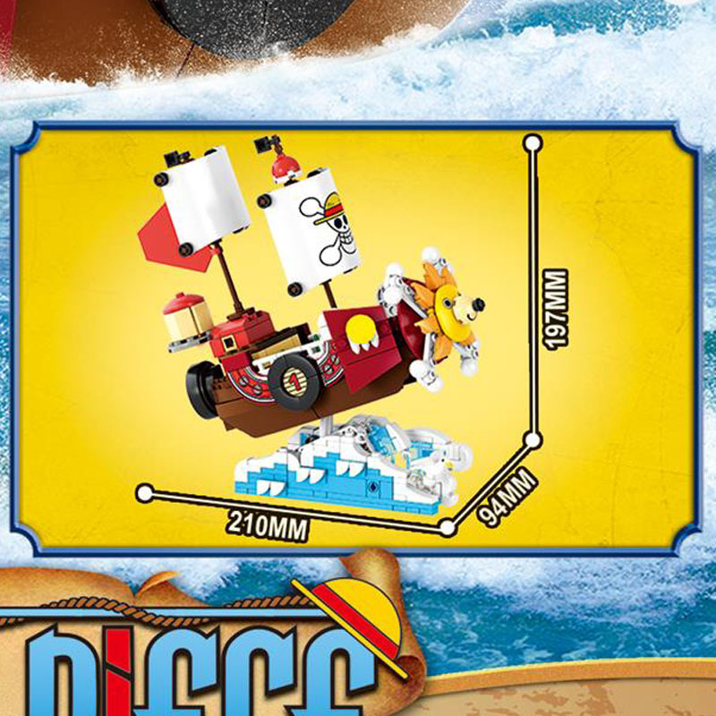 In Stock One Piece Pirate Ship - đánh giá và giá Kids Toys Blocks