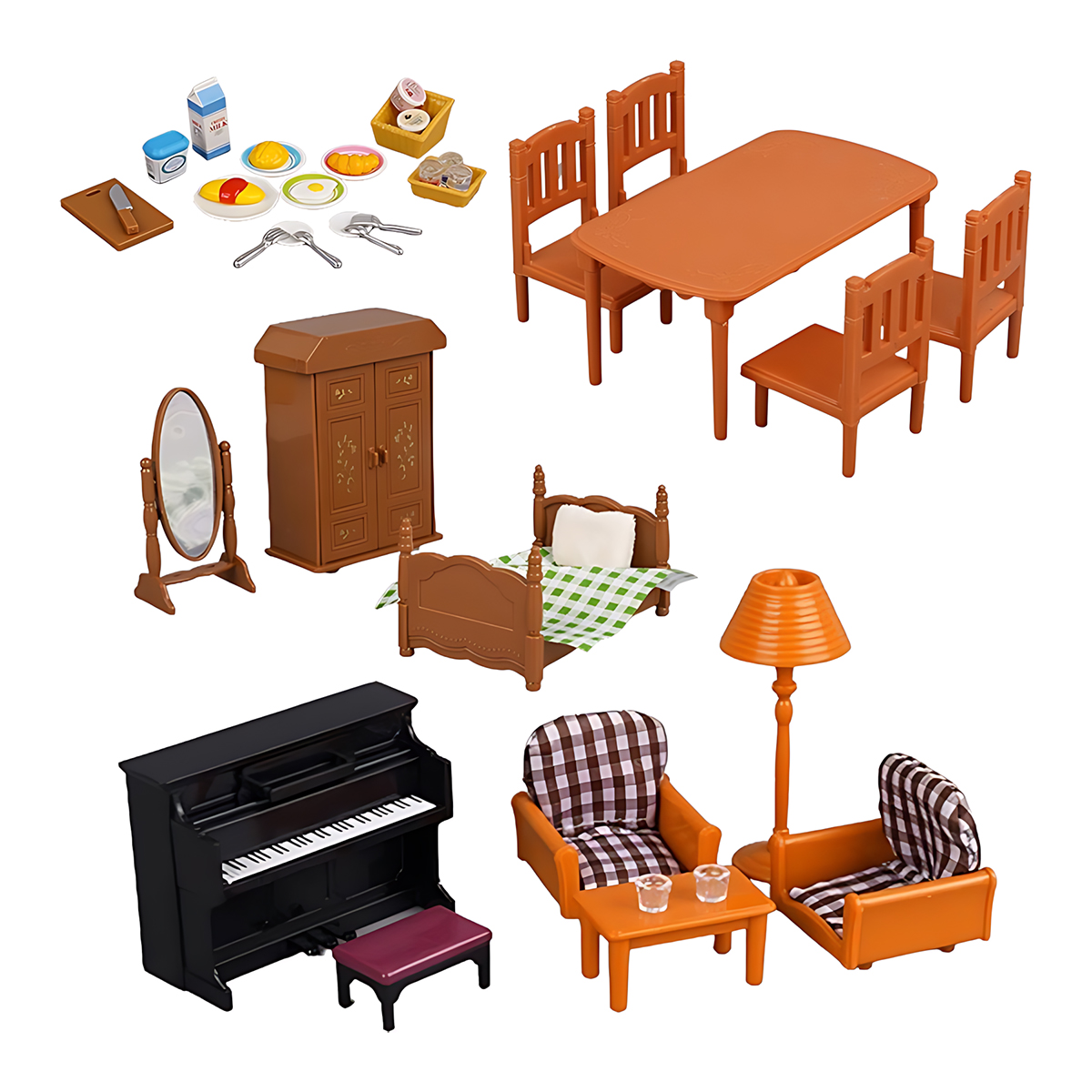 Miniature Furniture 1:12 Dollh - đánh giá và giá Kids Toys Kitchen Set
