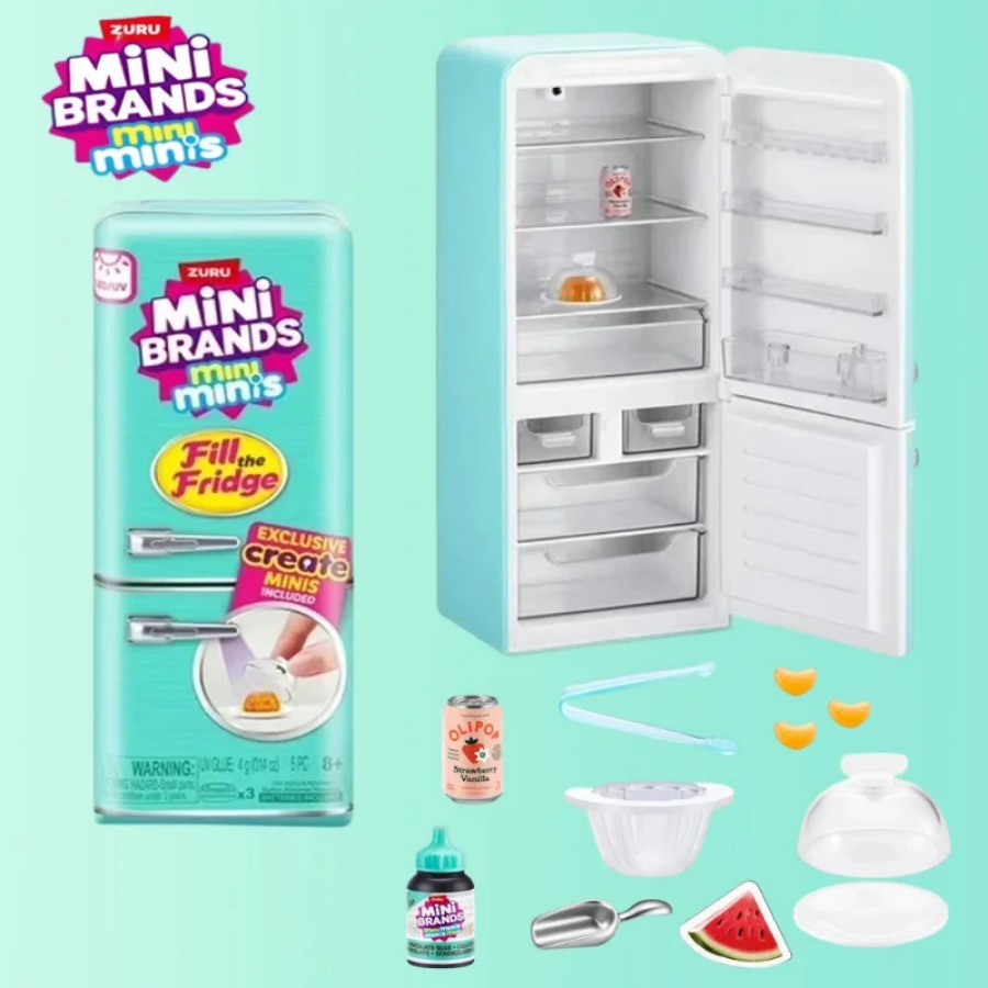 ZURU 5 Surprise Mini Fridge Ba - đánh giá và giá Kids Toys Kitchen Set