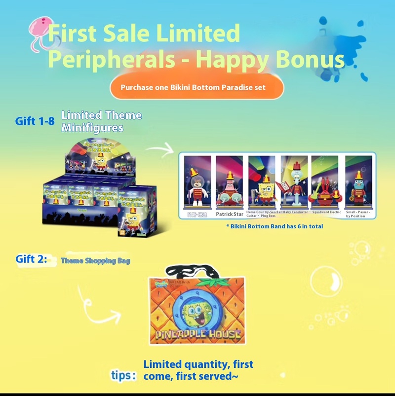 Official Area-X Spongebob Squa - đánh giá và giá Kids Toys Blocks